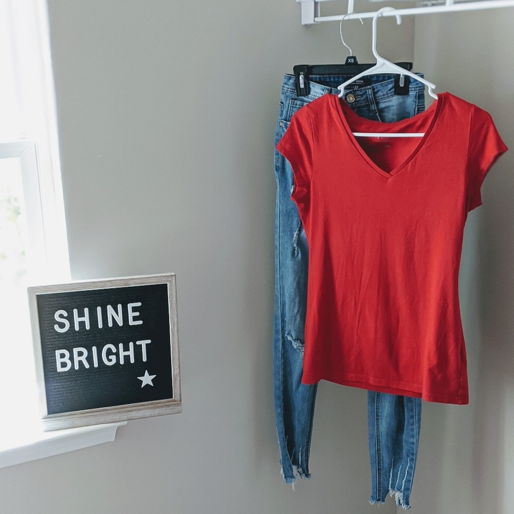 The Limited Red Perfect Tee - XS